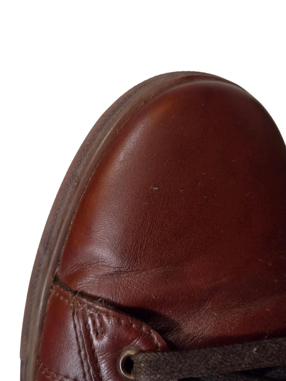 Azkbird Mens 11.5 Oxford Shoes Brown Leather Preppy Office Casual Academia Ivy